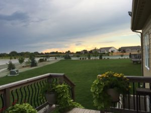 Deck and storm