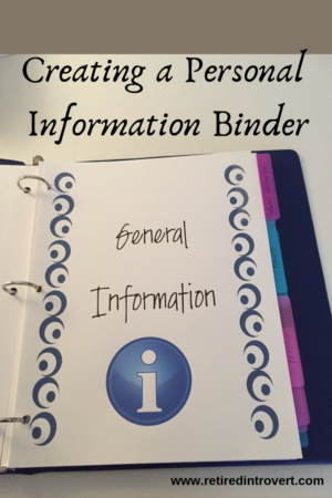 information binder