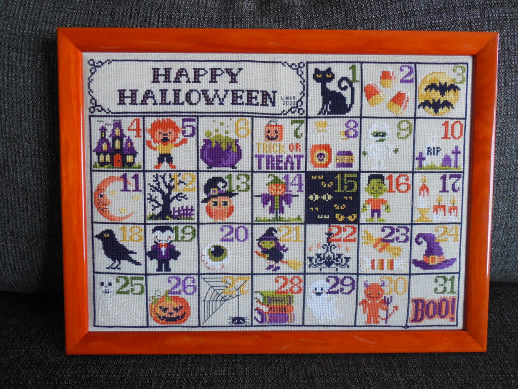 Halloween Calendar - finished