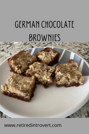 German Chocolate Brownies
