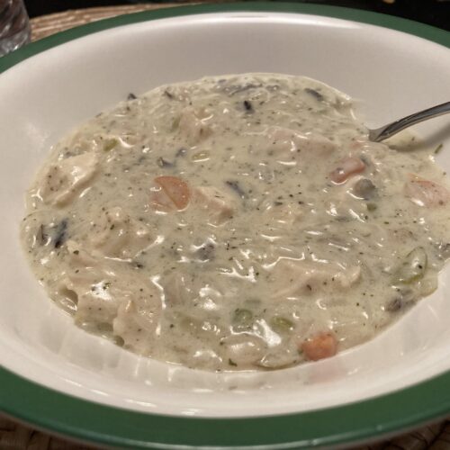 Cream of Chicken and Wild Rice Soup (Panera Copycat) - Retired Introvert